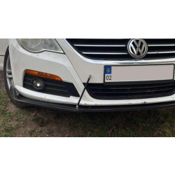 Купить Универсальная передняя Lip накладка DPT V-2 (ABS, черный глянец)