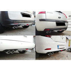 Купить Универсальный задний диффузор DPT V-6 (серый-2025черный глянец)