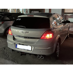 Купить Универсальный задний диффузор DPT V-7 (ABS) (черный глянец)