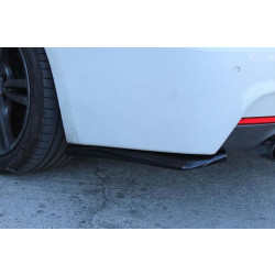 Купить Flap накладка на задний бампер DPT (ABS) (2шт) (черный глянец) для Volkswagen Caddy 2010-2015 гг