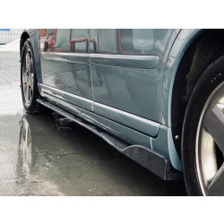 Купить Универсальная накладка на боковые пороги DPT Black (ABS) (2шт) (черный глянец)