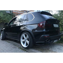 Купить Универсальная накладка на боковые пороги DPT Black (ABS) (2шт) (черный глянец)