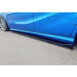 Купить Универсальная накладка на боковые пороги DPT Black (ABS) (2шт) (черный глянец)