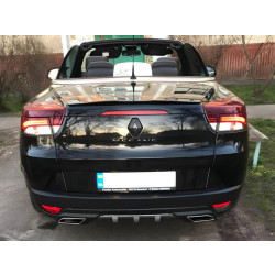 Купить Универсальный задний диффузор DPT Sport V-1 (серый-2025черный глянец)