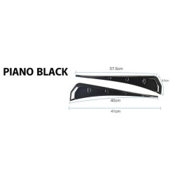 Купить Универсальные боковые жабры DPT V-1 (ABS) (2шт) (черный глянец)