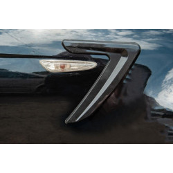 Купить Универсальные боковые жабры DPT V-3 (ABS) (2шт) (черный глянец)