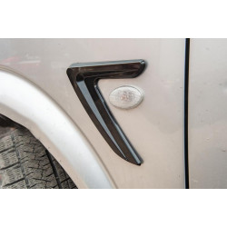 Купить Универсальные боковые жабры DPT V-3 (ABS) (2шт) (черный глянец)