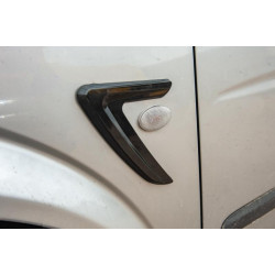 Купить Универсальные боковые жабры DPT V-3 (ABS) (2шт) (черный глянец)