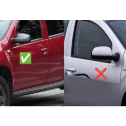 Купить Накладки на зеркала BMW-Style V2 (2 шт) для Nissan Terrano 2014- гг