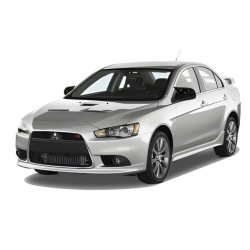 Купить Накладки на зеркала BMW-Style (2 шт) для Mitsubishi Lancer X 2008- гг