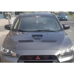 Купить Накладки на зеркала BMW-Style (2 шт) для Mitsubishi Lancer X 2008- гг