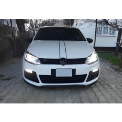 Купить Накладки на зеркала RLine-Look (HB, 2 шт.) для Volkswagen Polo 2010-2017 гг