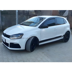 Купить Накладки на зеркала RLine-Look (HB, 2 шт.) для Volkswagen Polo 2010-2017 гг