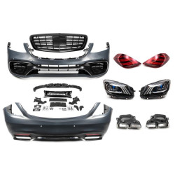 Купити Комплект рестайлінгу S63 AMG-2018 для Mercedes S-сlass W222