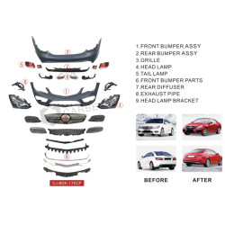 Купити Комплект рестайлінгу в AMG 2017 для Mercedes E-сlass coupe C207 2010-2017рр