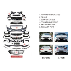 Купити Комплект обвісів з дифузором для Coupe (AMG C63-designs 2018-2021) для Mercedes C-сlass W205 рр