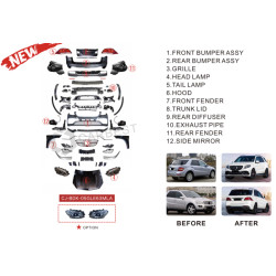 Купити Комплект рестайлінгу в GLE63 AMG для Mercedes ML W164