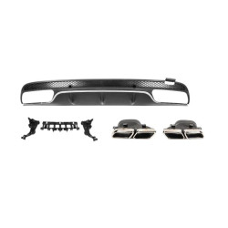 Купити Задній дифузор (дизайн C63 2014-2018) для Mercedes C-сlass W205 рр