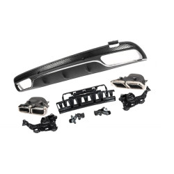 Купити Задній дифузор (дизайн C63 2014-2018) для Mercedes C-сlass W205 рр