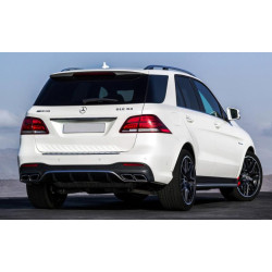 Купить Задний диффузор для GLE (дизайн GLE63) для Mercedes GLE/ML сlass W166