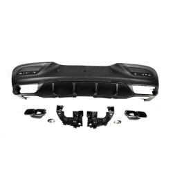 Купить Задний диффузор с насадками (дизайн GLE63) для Mercedes GLE coupe C292 2015-2019 гг