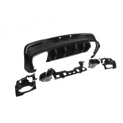 Купить Задний диффузор с насадками Black (дизайн GLE63) для Mercedes GLE coupe C167 2019- рр