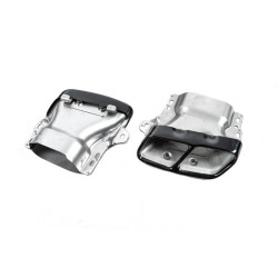 Купить Задний диффузор Black (дизайн CLA45 с насадками) для Mercedes CLA C117 2013-2019 гг