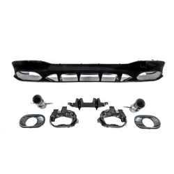 Купить Задний диффузор с насадками (дизайн CLA35) для Mercedes CLA C118 2019- рр