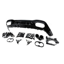 Купить Задний диффузор с насадками (Дизайн A45 SD) для Mercedes A-сlass W177 2018- гг