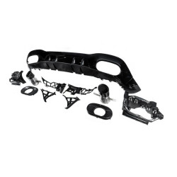 Купить Задний диффузор с насадками (Дизайн A35 HB) для Mercedes A-сlass W177 2018- гг