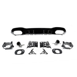 Купить Задний диффузор с насадками (Дизайн A35 SD) для Mercedes A-сlass W177 2018- гг