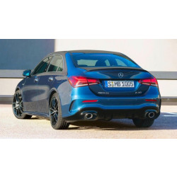 Купить Задний диффузор с насадками (Дизайн A35 SD) для Mercedes A-сlass W177 2018- гг