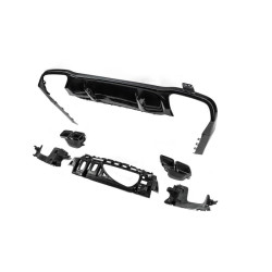 Купить Задний диффузор с насадками Black (для AMG/AMG-Line, Дизайн E63 2016-2020) для Mercedes E-сlass W213