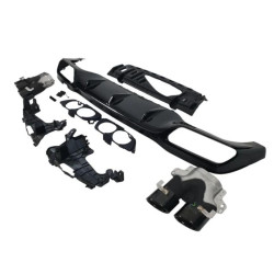 Купить Задний диффузор с насадками (Дизайн E53) для Mercedes E-сlass W213 2016-2023 гг