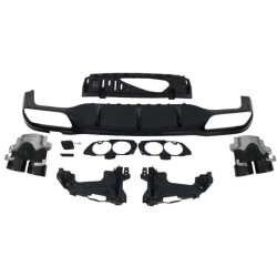 Купить Задний диффузор с насадками (Дизайн E53) для Mercedes E-сlass W213 2016-2023 гг