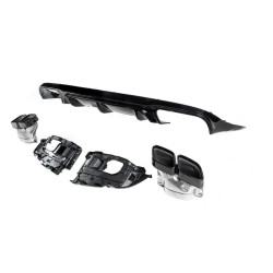 Купить Задний диффузор с насадками (Дизайн AMG63) для Mercedes E-class coupe C238