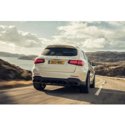 Купити Задній дифузор з насадками Black (Дизайн AMG63) для Mercedes GLC X253