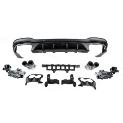 Купить Задний диффузор с насадками (Дизайн AMG43) для Mercedes GLC X253