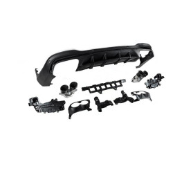 Купить Задний диффузор с насадками (Дизайн AMG43) для Mercedes GLC X253