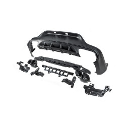 Купить Задний диффузор с насадками Black (Дизайн AMG63) для Mercedes GLC coupe C253