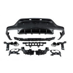 Купить Задний диффузор с насадками (Дизайн AMG43) для Mercedes GLC coupe C253