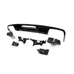 Купити Задній дифузор з насадками (2015-2018, Дизайн CLS63) для Mercedes CLS C218 рр