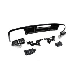 Купити Задній дифузор з насадками (2015-2018, Дизайн CLS63) для Mercedes CLS C218 рр