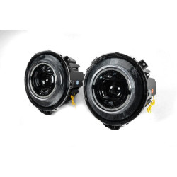 Купити Передні фари Дизайн-2023 Black (2006-2017) для Mercedes G сlass W463 рр