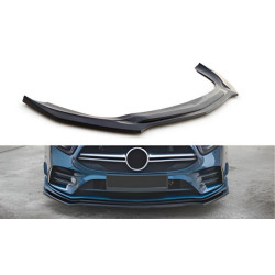 Купити Передня Lip накладка DPT V-2 (чорний глянець) для Mercedes A-сlass W177 2018- рр