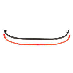 Купить Передняя Lip накладка DPT Red (ABS, черный глянец)