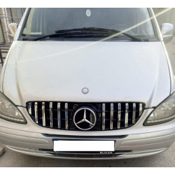 Купить Передняя решётка 2004-2010 гг. GT Panamericana Chrome Eco для Mercedes Vito W639