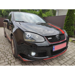 Купити Передня Lip накладка DPT V-2 (для GTI, чорний глянець) для Volkswagen Golf 5