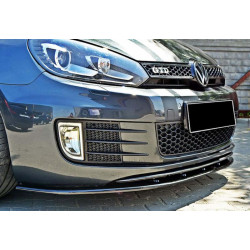 Купити Передня Lip накладка DPT V-2 (для GTI, чорний глянець) для Volkswagen Golf 6