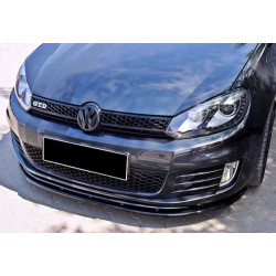 Купити Передня Lip накладка DPT V-2 (для GTI, чорний глянець) для Volkswagen Golf 6